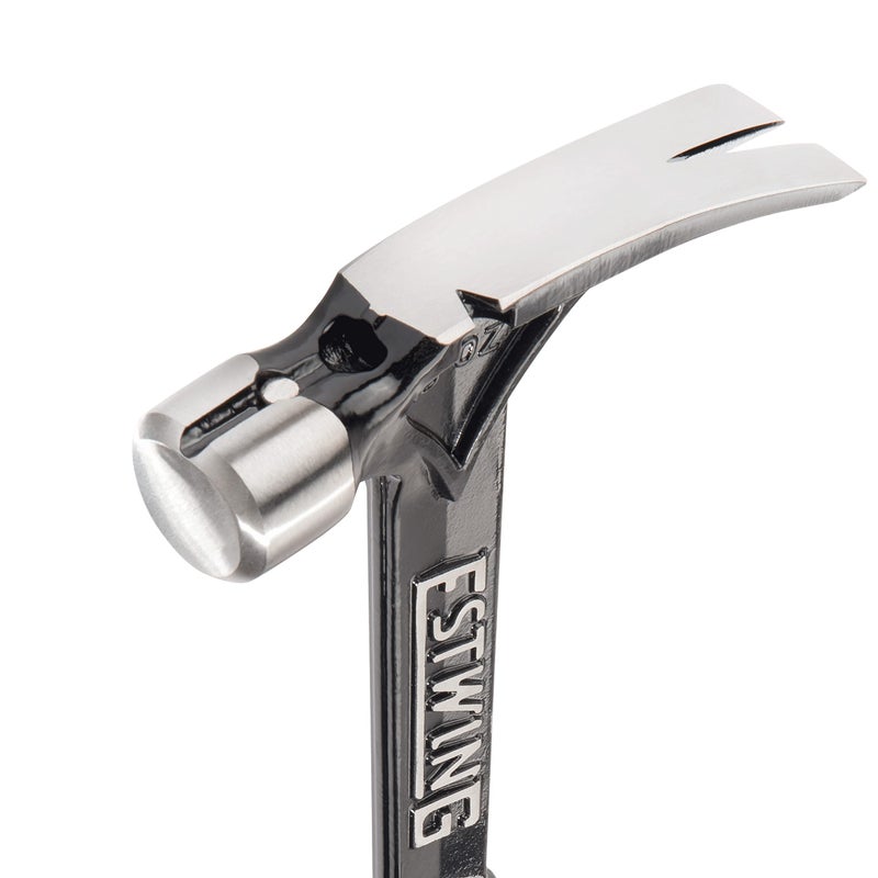 ESTWING Ultra Series Hammer - 15 oz Short Handle Rip Claw Framing Hammer with Smooth Face & Genuine Leather Grip - E15SR - Image 3